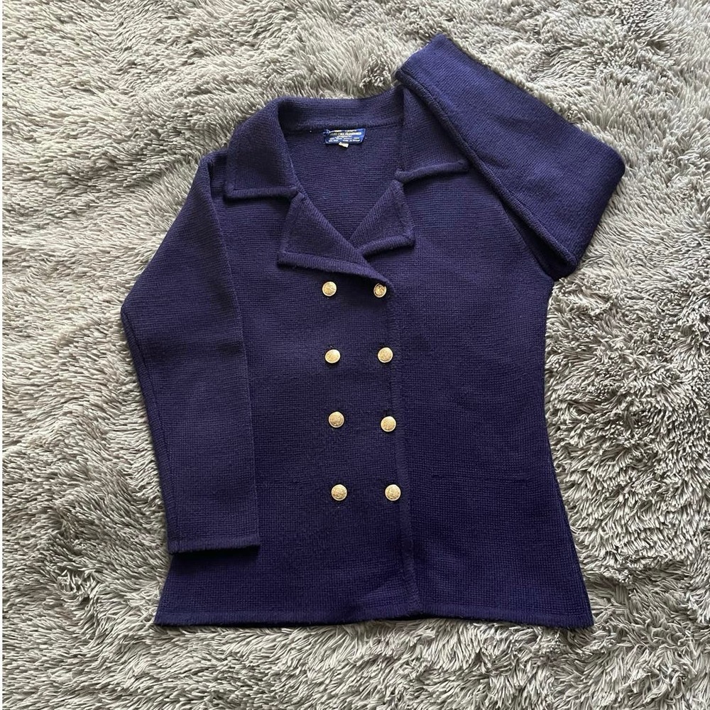 Vintage Nautical Cardigan Sweater